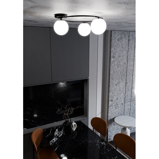 Emibig Emibig SOPRA 3 BL OPAL - Minimalistische Deckenlampe für jeden Raum