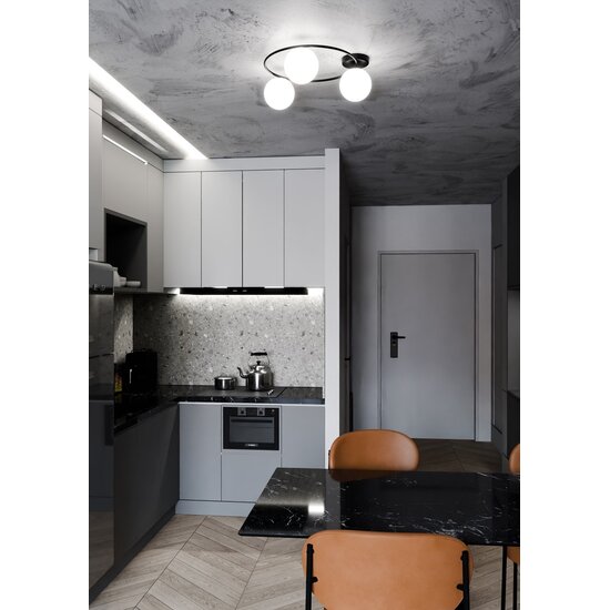 Emibig Emibig SOPRA 3 BL OPAL - Minimalist ceiling lamp for any space