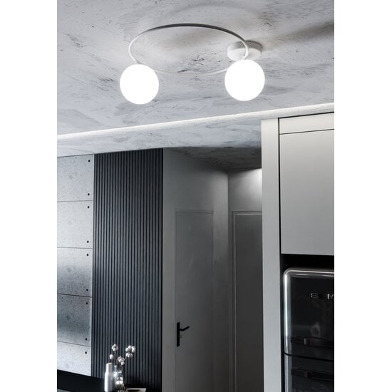 Emibig Emibig SOPRA 2 WH OPAL - Minimalistische Deckenlampe für jeden Raum