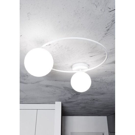 Emibig Emibig SOPRA 2 WH OPAL - Minimalistische Deckenlampe für jeden Raum