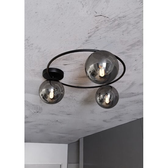 Emibig Emibig SOPRA 3 BL GRAFIT - Minimalistische Deckenlampe für jeden Raum