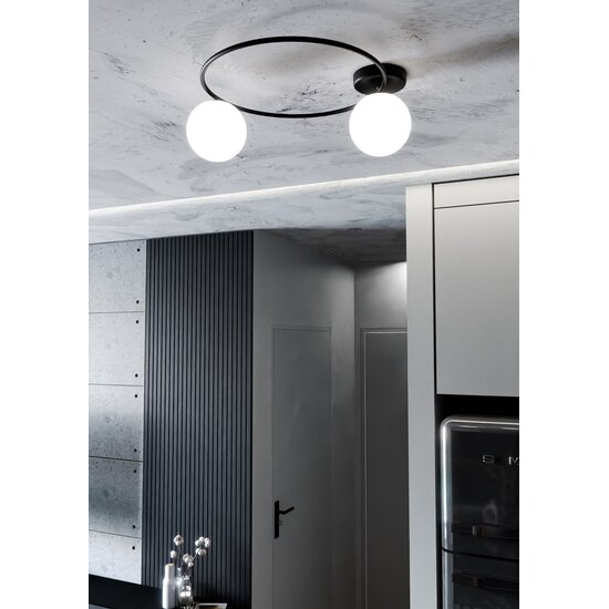 Emibig Emibig SOPRA 2 BL OPAL - Minimalistische Deckenlampe für jeden Raum