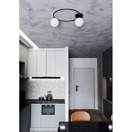 Emibig Emibig SOPRA 2 BL OPAL - Lámpara de techo minimalista para cualquier espacio