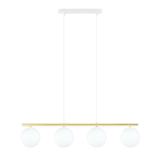 Emibig Emibig ALLORA 4 WH OPAL - Moderne Pendelleuchte für stilvolle Beleuchtung