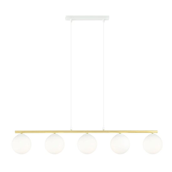 Emibig Emibig ALLORA 5 WH OPAL - Lámpara colgante moderna para cualquier espacio