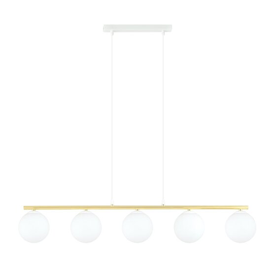 Emibig Emibig ALLORA 5 WH OPAL - Lámpara colgante moderna para cualquier espacio