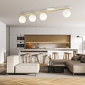 Emibig Emibig MONZA 4 WH OPAL - Moderne Deckenlampe für stilvolle Beleuchtung