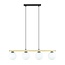 Emibig Emibig ALORA 4 BL OPAL - Lámpara colgante moderna para una iluminación elegante