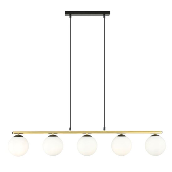 Emibig Emibig ALLORA 5 BL OPAL - Lámpara colgante moderna para una iluminación elegante