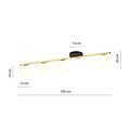 Emibig Emibig MONZA 4 BL OPAL - Modern ceiling lamp for any space