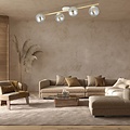 Emibig Emibig SPLENDI 4 WH GRAFIT - Lámpara de techo moderna para una iluminación elegante
