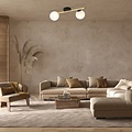 Emibig Emibig SPLENDI 2 BL OPAL - Moderne Deckenlampe für jeden Raum