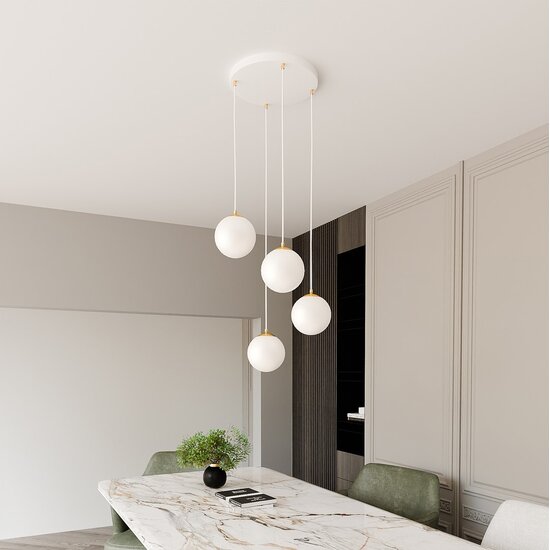 Emibig Emibig ROYAL 4 WH - Lampe suspendue rétro pour un éclairage élégant