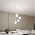Emibig Emibig ROYAL 4 WH - Lámpara colgante retro para una iluminación elegante