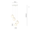 Emibig Emibig ROYAL 4 WH - Retro hanglamp voor sfeervolle verlichting