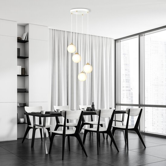 Emibig Emibig ROYAL 4 WH - Lampe suspendue rétro pour un éclairage élégant