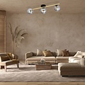 Emibig Emibig SPLENDI 3 BL GRAFIT - Moderne Deckenlampe für jeden Raum