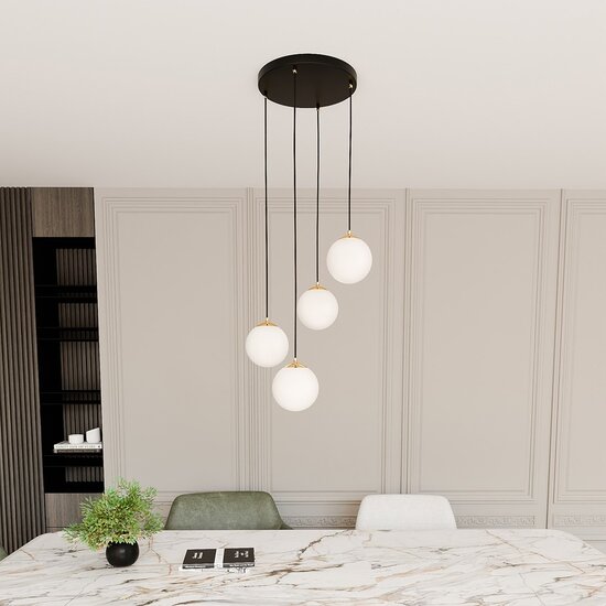 Emibig Emibig ROYAL 4 BL - Lámpara colgante retro para una iluminación elegante