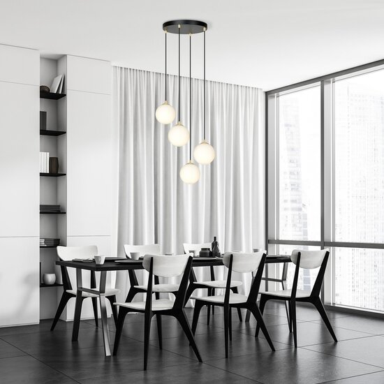 Emibig Emibig ROYAL 4 BL - Lámpara colgante retro para una iluminación elegante