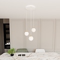 Emibig Emibig ROYAL 3 WH - Retro hanglamp voor sfeervolle verlichting