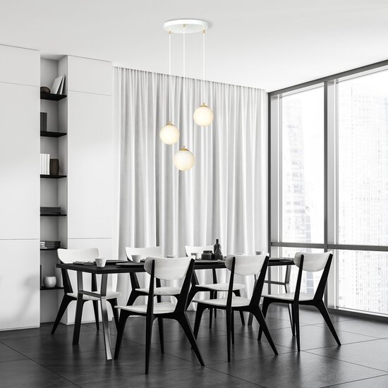 Emibig Emibig ROYAL 3 WH - Retro hanglamp voor sfeervolle verlichting