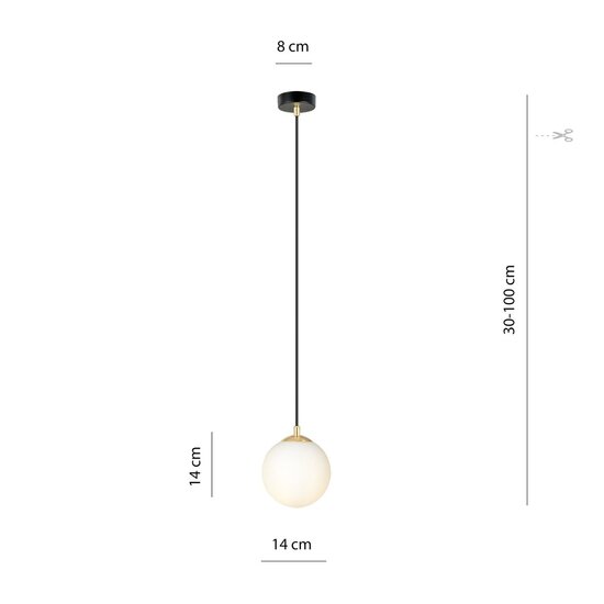 Emibig Emibig ROYAL 1 BL - Lámpara colgante retro para una iluminación elegante
