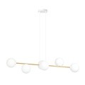 Emibig Emibig GRAVITY 6 WH GOLD - Elegant pendant lamp for any space