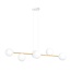 Emibig Emibig GRAVITY 6 WH GOLD - Lampe suspendue élégante pour tout espace