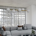 Emibig Emibig GRAVITY 6 WH GOLD - Elegant pendant lamp for any space