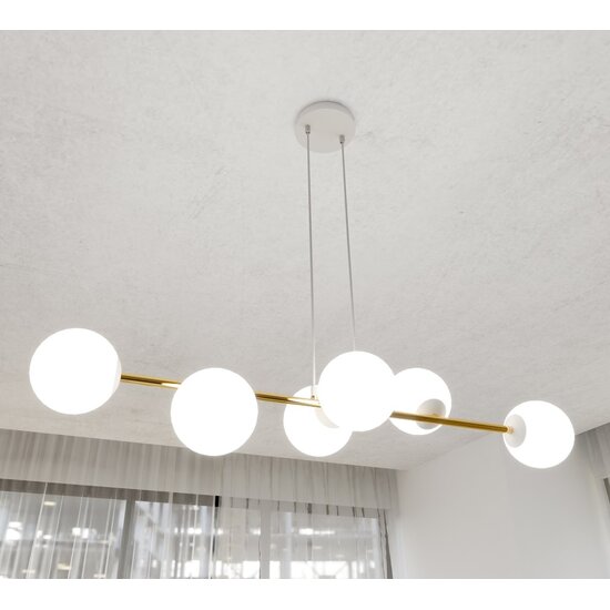 Emibig Emibig GRAVITY 6 WH GOLD - Elegant pendant lamp for any space