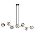 Emibig Emibig GRAVITY 8 BL GRAFIT - Lámpara colgante elegante para una atmósfera lujosa