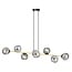 Emibig Emibig GRAVITY 8 BL GRAFIT - Elegant pendant lamp for a luxurious atmosphere