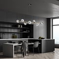 Emibig Emibig GRAVITY 8 BL GRAFIT - Elegant pendant lamp for a luxurious atmosphere