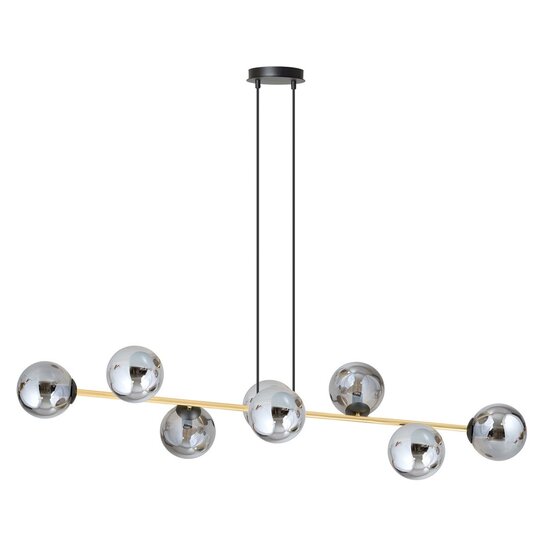 Emibig Emibig GRAVITY 8 BL GRAFIT - Lámpara colgante elegante para una atmósfera lujosa