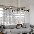 Emibig Emibig GRAVITY 8 BL GRAFIT - Elegante Pendelleuchte für eine luxuriöse Atmosphäre