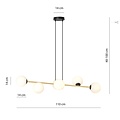 Emibig Emibig GRAVITY 6 BL OPAL - Illuminez votre espace avec style