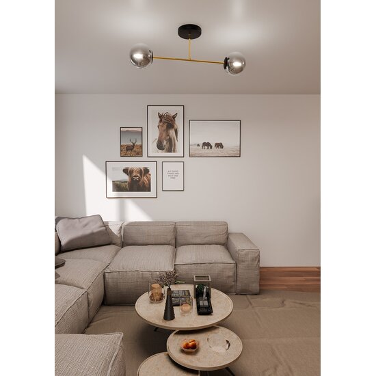Emibig Emibig MAGNUM 2 BL GRAFIT - Elegante Deckenlampe für jeden Raum