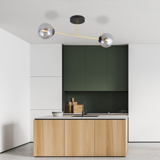 Emibig Emibig MAGNUM 2 BL GRAFIT - Lámpara de techo elegante para cualquier espacio