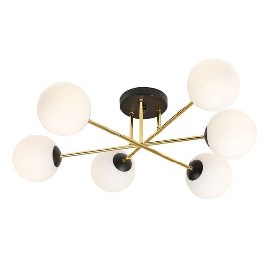 Emibig Emibig MAGNUM 6 BL OPAL - Elegante Deckenlampe für jeden Raum