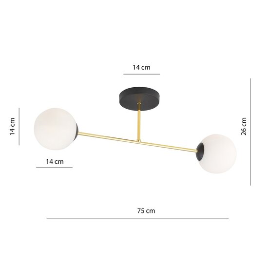 Emibig Emibig MAGNUM 2 BL OPAL - Ilumina tu espacio con glamour