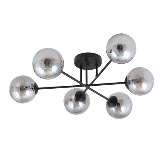 Emibig Emibig ROMA 6 BL GRAFIT - Plafonnier moderne pour un éclairage élégant