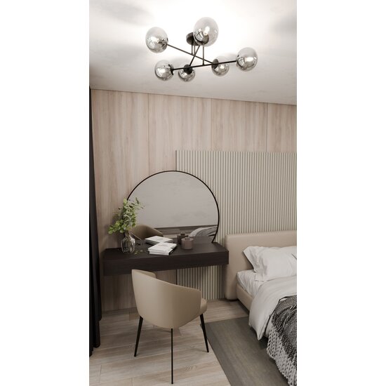 Emibig Emibig ROMA 6 BL GRAFIT - Plafonnier moderne pour un éclairage élégant