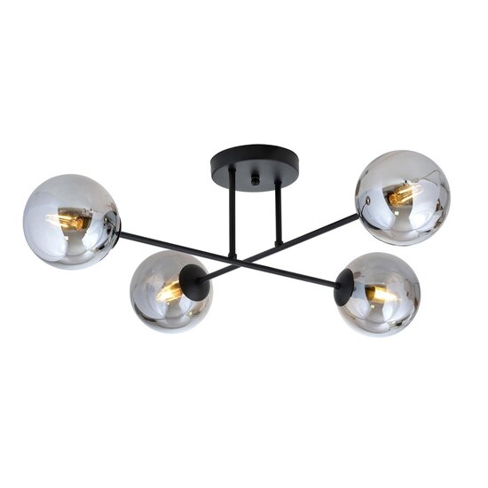 Emibig Emibig ROMA 4 BL GRAFIT - Lámpara de techo moderna para una iluminación elegante