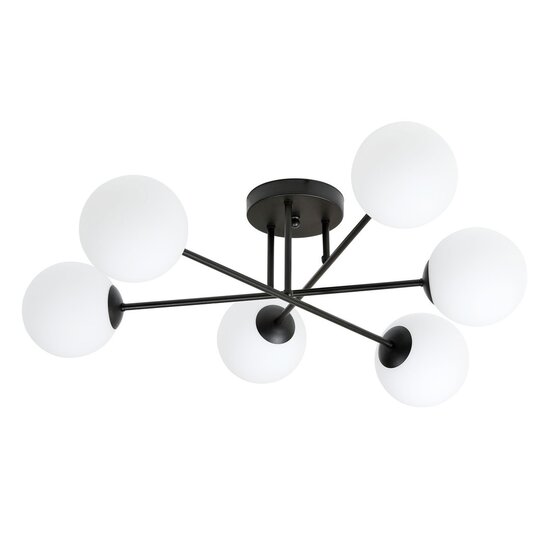 Emibig Emibig ROMA 6 BL OPAL - Lampe de plafond moderne pour un éclairage élégant