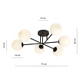 Emibig Emibig ROMA 6 BL OPAL - Lampe de plafond moderne pour un éclairage élégant
