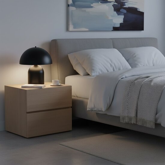 Emibig Emibig KAVA LN1 BLACK - Lampe de table élégante pour tous les espaces