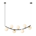 Emibig Emibig RITZ 7 BL OPAL - Retro Pendelleuchte für eine gemütliche Atmosphäre