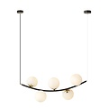 Emibig Emibig RITZ 5 BL OPAL - Lámpara colgante retro para una iluminación elegante