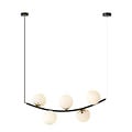 Emibig Emibig RITZ 5 BL OPAL - Lampe suspendue rétro pour un éclairage stylé
