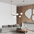 Emibig Emibig RITZ 5 BL OPAL - Retro hanglamp voor sfeervolle verlichting